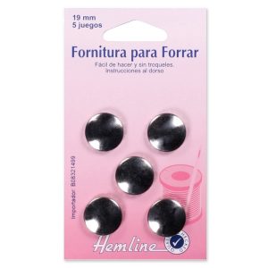 Fornitura para forrar botones 19mm