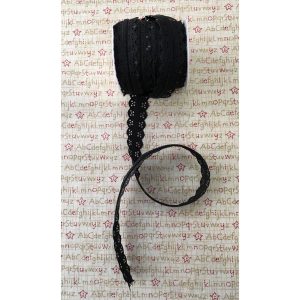 Cremallera con puntilla #negra