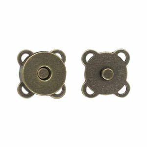 Cierre metálico bronce (2u)