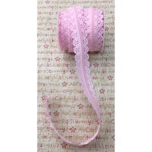 Cremallera con puntilla #rosa