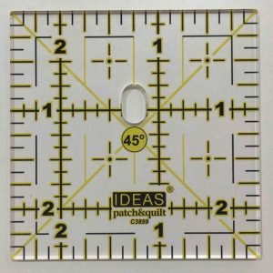 Regla en pulgadas 2 1/2x2 1/2
