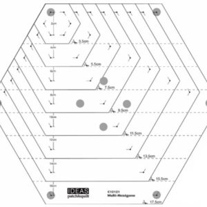 Regla para hexágonos