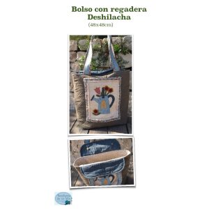 Tutorial Bolso con regadera deshilachada