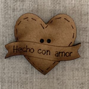 Corazón "Hecho con amor"