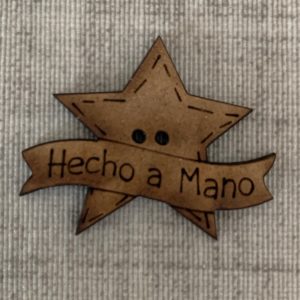 Estrella "Hecho a mano"