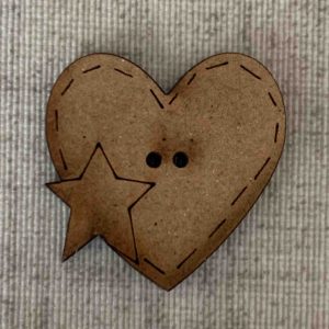 Corazón con mini estrella
