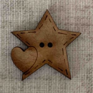 Estrella con mini corazón