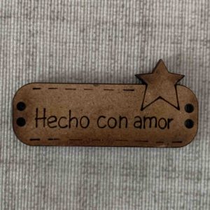 Hecho con amor con estrella