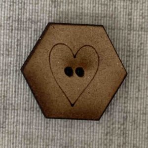 Hexágono con corazón