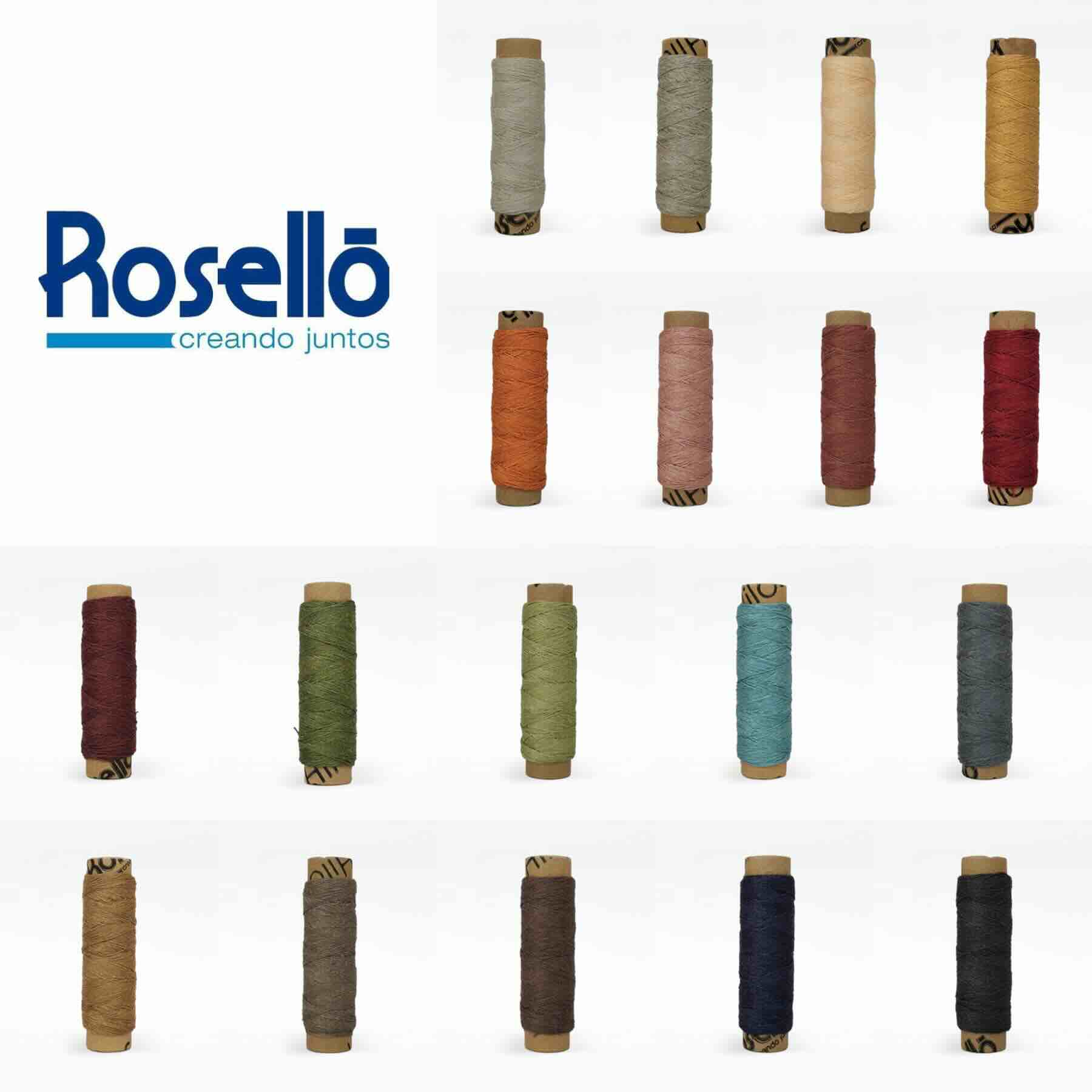 Pack 18 Hilos de Roselló de lino