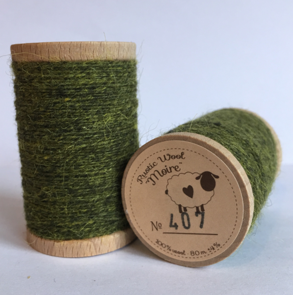 Hilos “Rustic Wool Moire” #407