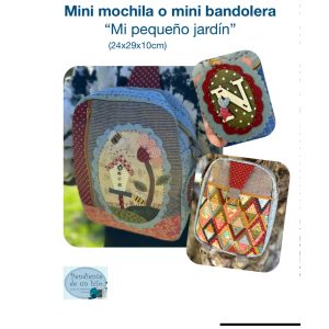 Tutorial Mini mochila "Mi pequeño Jardín"