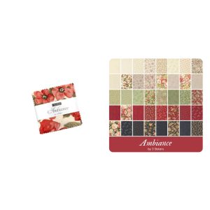 Ambiance de 3 Sisters de Moda Fabrics #mini charm pack