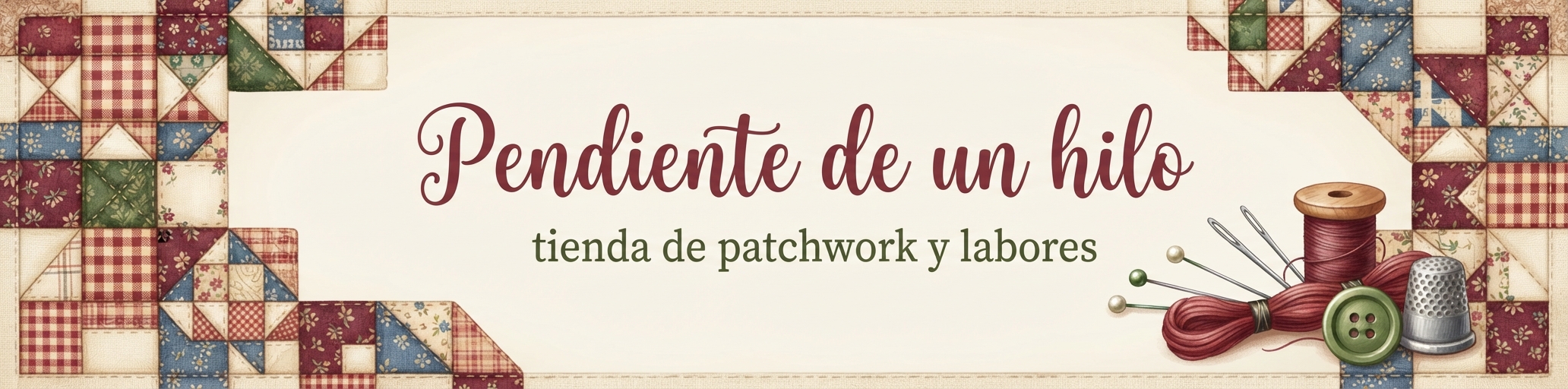 Pendiente de un hilo - tienda de patchwork y labores